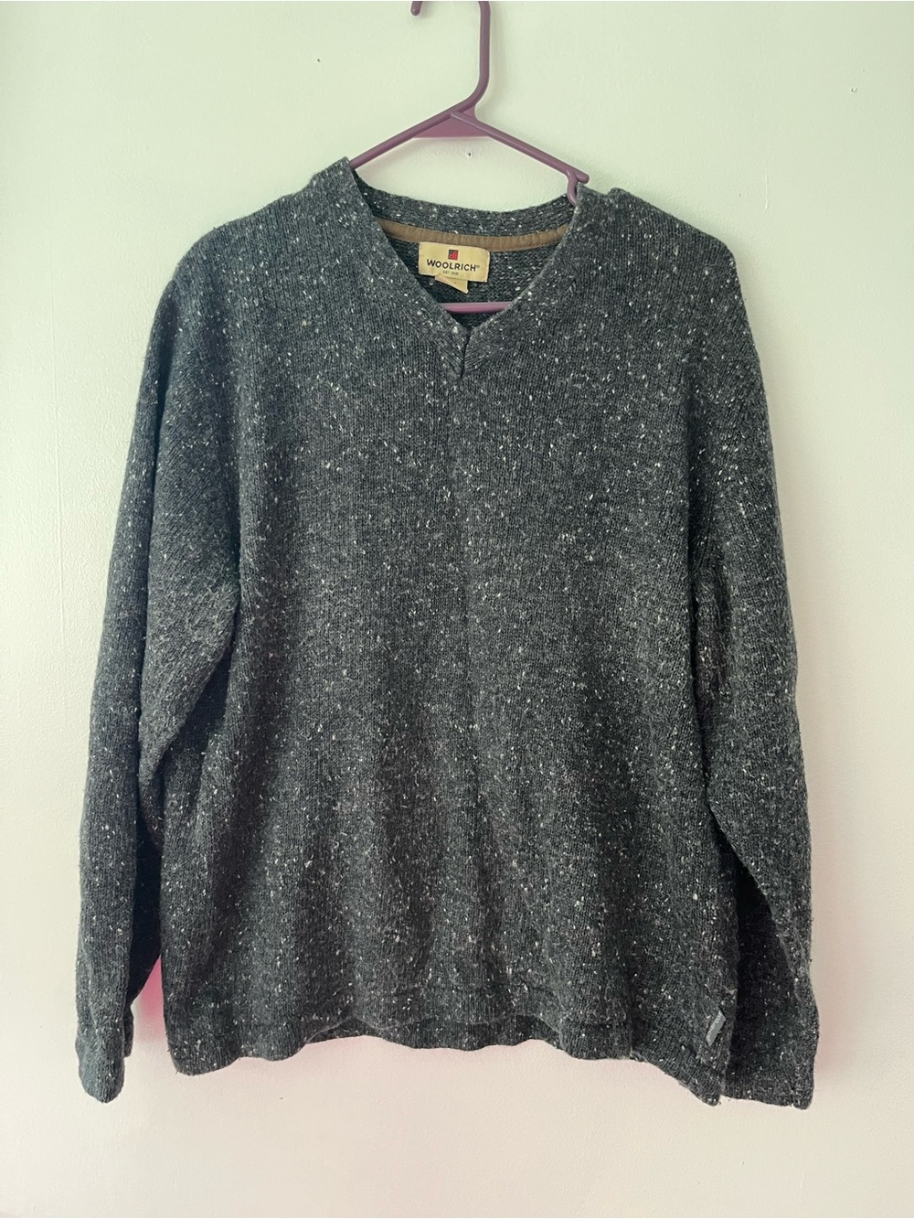 Woolrich men’s grey sweater medium